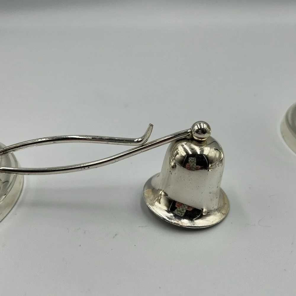 Gorham Newport Silverplate Newport Pair‎ of Candlesticks & Snuffers